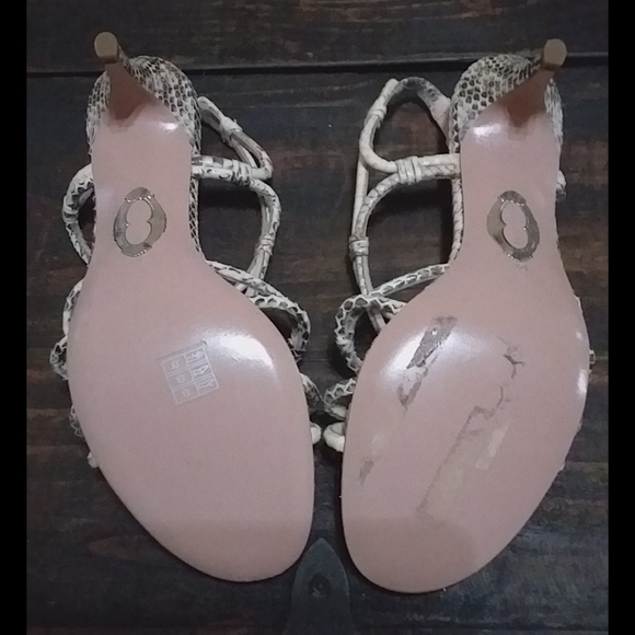 Women's Snakeskin Sandals - Picture 4 of 4